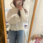 Hoodie Blouse 花邊帽上衣